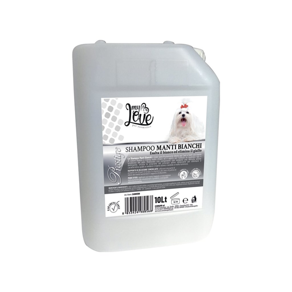 SHAMPOO MANTI BIANCHI TANICA LT 10